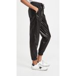 BLANK NYC Faux Leather Jogger in Black Widow 24 Womens Vegan Pants Photo 2