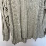 Andrew Marc Gray Soft V-Neck Ribbed Sweater Women's XL Knit Photo 2