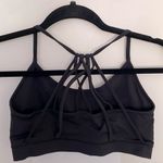 Fabletics  Black Seamless Strappy Sports Bra Small Photo 3