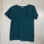 Champion Green "c" Crew neck short sleeve tshirt size Small Photo 0