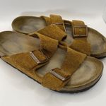 Birkenstock Unixes Old School Camell Suede Sandals Size 38 W7 compared to others Photo 0