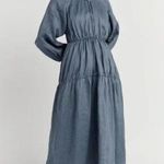 Dissh NWT Impala in Steel Linen Back Cutout Midi Dress US 10 / AU 14 Photo 1