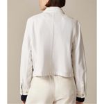 J.Crew NWT Short Barn Jacket™ Cotton Twill White Photo 5