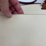 Dooney & Bourke Women's Triple Zip White Leather Crossbody Bag Photo 9