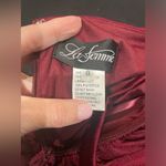 La Femme New! #28677 Satin Jersey Trumpet Gown Dark Berry Dress Sz 8 $348 Photo 7