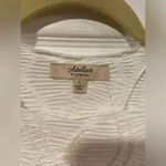 NWT Atelier Kirious Stretchy Lined White Textured Short Sleeve Crop Top Size L Size L Photo 3