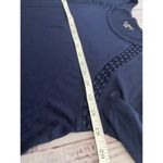 Loft  Top Womens S Blue Scoop Neck 3/4 Sleeves Rayon NEW NWT Photo 5