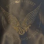 Victoria's Secret NWT  Black Satin Fashion Show  2025 Tote Photo 4