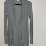 A New Day  Gray Open Front Cardigan Soft Lightweight Layering Sweater Photo 0