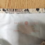 Shade & Shore B3 New Swimsuit Bikini Bottoms Snake Print Tan Size Large Photo 2