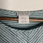 Van Heusen  Crew neck Green Striped Women’s Top Size Large Photo 4