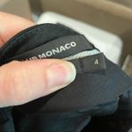 Club Monaco  Black Wide Leg Trouser Dress Pants Womens 4 Preppy Career Photo 7