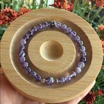 Handmade  Amethyst Crystal Beaded Bracelet * Photo 0