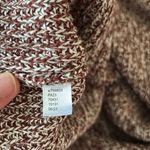 Lou & grey 100% cotton brown ribbed quarter zip knit polo long line sweater XLโโ Photo 12