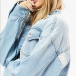 PacSun NWT Paneled Cropped Trucker Jacket Photo 6