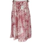 Mii Collection The Lata Tapis Volant Skirt Size Small NWT Pink Photo 2