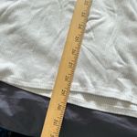 RVCA white ribbed keyhole tunic shirt size large Photo 1