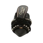 Circus by Sam Edelman NEW  Tristyn Heeled Mule Pump Velvet Bow Studded Pointed 10 Photo 7