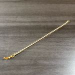 Gold Rhinestone Tennis Bracelet Photo 2