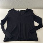 Cato Black cut out design v-neck long sleeve Photo 0