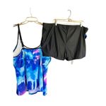 No name 2 Piece Swimsuit Sz 5XL NWOT Blue Photo 1
