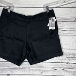 Lee  NWT Size 12 Black Midrise Fit Tencel Lyocell Shorts Photo 1