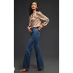 Anthropologie NWT Pilcro Polished Mid-Rise Bootcut Jeans Size 27 Dark Trousers Photo 3