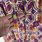 Emerson Rose Women Multicolor Casual Pants Size‎ M Boho Beaded Retro Casual Size M Photo 4
