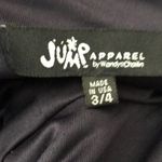 Jump APPAREL NAVY BLUE SEMI STRAPLESS MAXI FORMAL GOWN SIZE 3 / 4 Photo 2