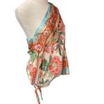 MISA Los Angeles Kaspia Top Casablanca Border Design Mix One Shoulder Size M NWT Photo 3