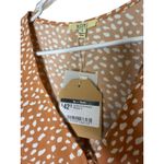 Kori America Leopard Print Ruffle Romper Size Small Orange Photo 1