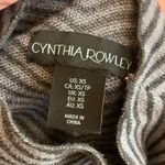 Cynthia Rowley New w/o tags, Women’s  Pinstriped Mock Tight Knit Blouse/Sweater. Photo 1
