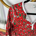 Roller Rabbit Red Christmas Pajama Set sz M Photo 3