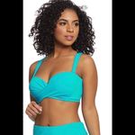 Coco reef 5-way Bra Sized teal bikini top. 36/38C Photo 3