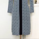 41 Hawthorn Keyhole Printed Shift Dress Black Green Medium Photo 4