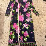 NWT vintage Don Manuel of Mjamj floral dress Blue Size 12 Photo 5