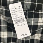 Brandy Melville  John Galt Black and White Plaid mini Dress Photo 3