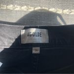 AGOLDE  Riley High Rise Straight Crop Jeans in Panoramic Black Size 24 Photo 6