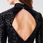 Francesca's Ellie Mock Neck Sequin Mini Dress Photo 3