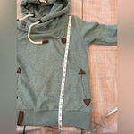 Naketano  womens hoodie Size Medium olive green Brave New World Photo 4