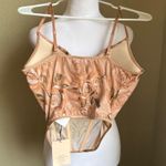 SheIn BAE pink rose padded corset top | medium Photo 2