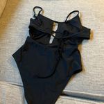 Cupshe Women's One Piece Swimsuit Scoop Neck Adjustable Straps Cutout Back Self Tie Bathing Suit Photo 7