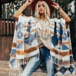 Free People  Crossroads Oversized Poncho Photo 1