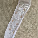 NEW Long Glitter Rose Gold Necklace with Scattered Medallion Pendants NWT Photo 0