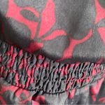 Gap  Floral Mini Dress in Navy and Burgundy, Drop Waist size M Photo 6