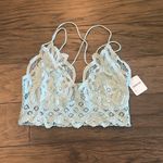 Free People NWT  Adela Lace Bralette Sz M Photo 3