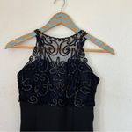 Blondie & Me Vintage 90’s Black Glitter Embellished Sleeveless Cocktail Dress Photo 5