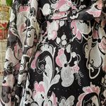 Dress Barn Vintage Y2K ‎ Womens M Chiffon Babydoll Tie Back Paisley Flowy Blouse Photo 1