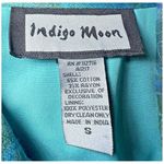 Indigo Moon Vintage Jacket/Blazer Womens Small Blue/Green Bohemian Embroidered Blue Photo 4