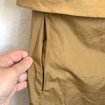 Vince NEW Sleeveless Cotton Shirt Dress in Caramel Brown Photo 8